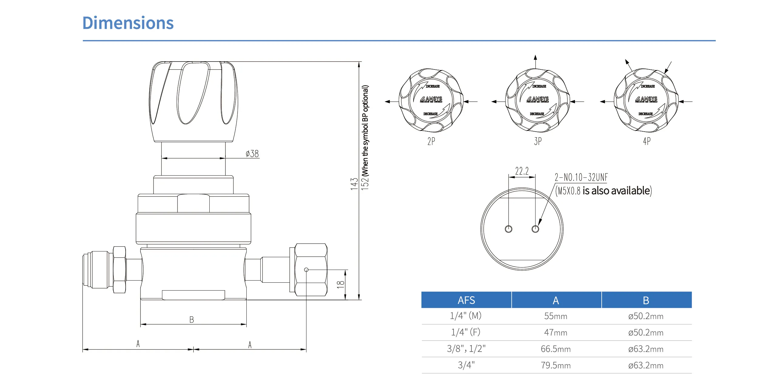 Регулятор AMFLO UHP AU23 Материал: Код S (Body-SUS316L VAR; Poppet, Nozzle,Gland-SUS316L;Diaphragm-Hastelloy®C-22,Seat: PCTFE) ; Поверхность 0.25 um; 3х портовый, вх. давл. 206 бар, CV-0.9